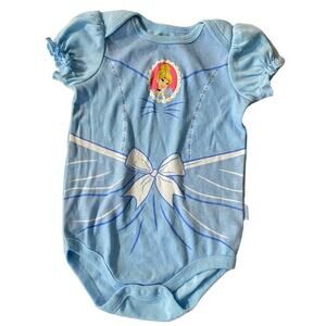 Disney Cinderella Onesie Sz 18 m Blue Cinderella Onesie